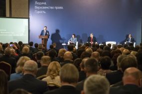 Vladimir Groisman, Petro Poroshenko and Valentina Danyshevskaya