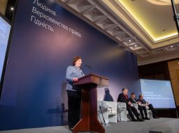 Vladimir Groisman, Petro Poroshenko and Valentina Danyshevskaya