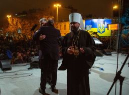 Petro Poroshenko and Metropolitan Epiphanius