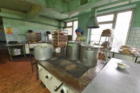 Cook cooks food for the military