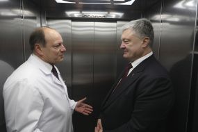 Igor Macedonsky and Petro Poroshenko