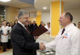Petro Poroshenko and  Igor Macedonsky 
