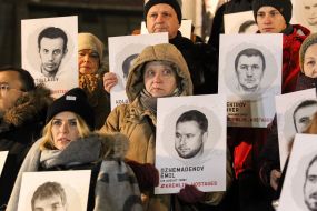 The action "Remember those who are in captivity"