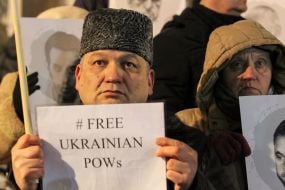 The action "Remember those who are in captivity"