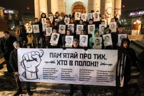 The action "Remember those who are in captivity"