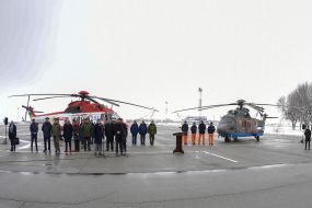 Airbus helicopter transfer ceremony