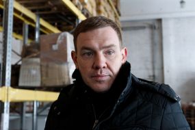 Олексій Ковтуненко проводить екскурсію на складах ДП "СЕТАМ"(OpenMarket)