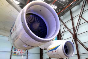 Engine of the An-225 "Dream" aircraft