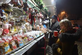 New Year's town in Kiev