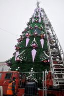 New Year's tree in Kharkiv