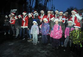 Participant of the race of Ded Moroz