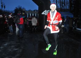 Participant of the race of Ded Moroz