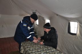 Mobile heating point in the Kirovograd region