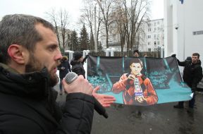 The action "Bring cans to the Ministry of Internal Affairs"