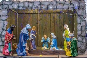 Christmas shop in Kherson