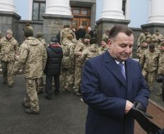 Stepan Poltorak and the servicemen