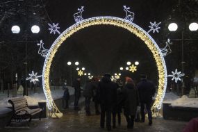 Новорічна ілюмінація в Чернігові