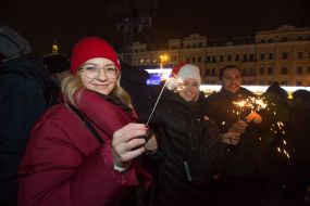 People celebrate New 2019