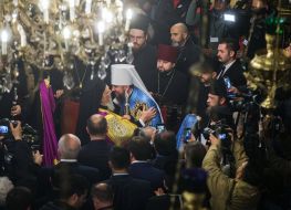 Patriarch Bartholomew and Metropolitan Epiphanius