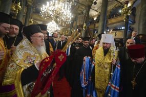 Patriarch Bartholomew and Metropolitan Epiphanius