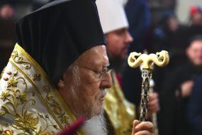 Patriarch Bartholomew and Metropolitan Epiphanius
