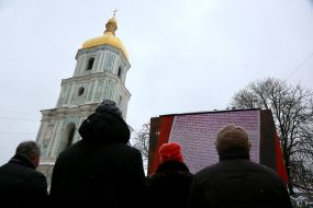 People on Sofia Square
