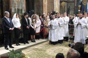 Christmas liturgy in St. Sophia Cathedral