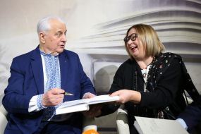 Leonid Kravchuk and Larysa Ivshyna