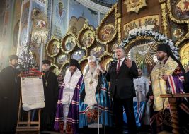 Filaret and Petro Poroshenko