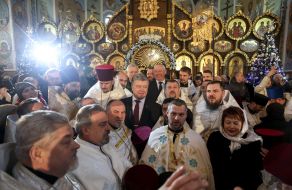 Clerics and Petro Poroshenko