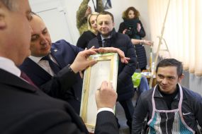 Petro Poroshenko visited the military