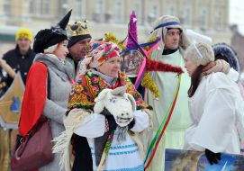 Participants of the festive parade "Den-fest-2019"