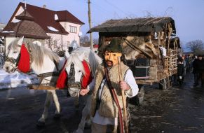 The celebration of Malanka in Krasnoilsk