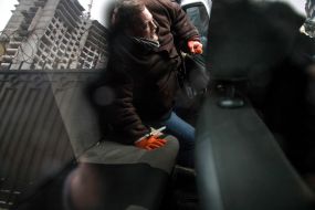 Police detain activist