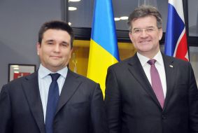 Pavel Klimkin and Miroslav Laichak