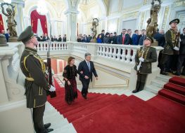 Petr and Marina Poroshenko