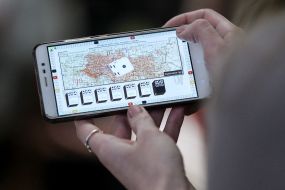 Game "One hundred years of struggle. Ukrainian Revolution "on the screen of a mobile phone