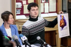 Olena Okhrimchuk and Pavlo Podobed