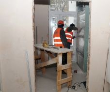 The reconstruction of the kindergarten