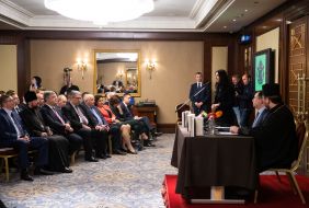 Participants of the presentation of the book "Dialogue treats wounds"