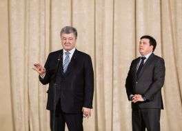 Petro Poroshenko and Gennady Zubko
