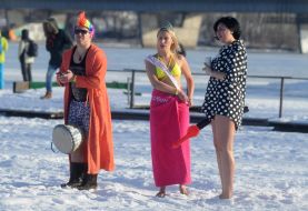 Participants in the celebration of Epiphany