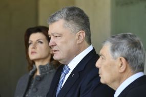 Petr and Marina Poroshenko
