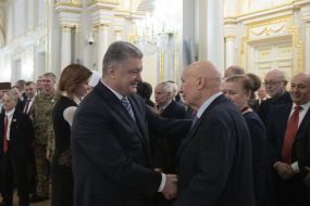 Petro Poroshenko and Volodymyr Horbulin