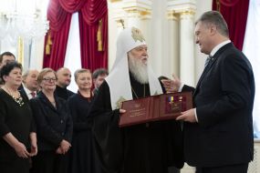 Filaret and Petro Poroshenko