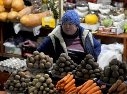 Seller in the Vladimir market