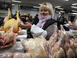 Seller in the Vladimir market