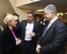 Petro Poroshenko and Xavier Bettel