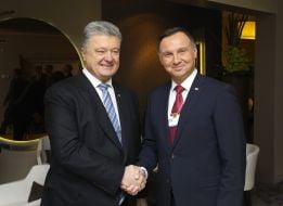 Petro Poroshenko and Andrzej Duda