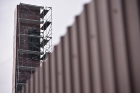 Риштування біля Монумента Слави